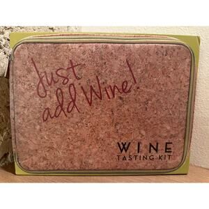 New Wine Tasting Kit, Cork, Corkscrew, Wine Bags & Notepad Gift Fun Oenophilia